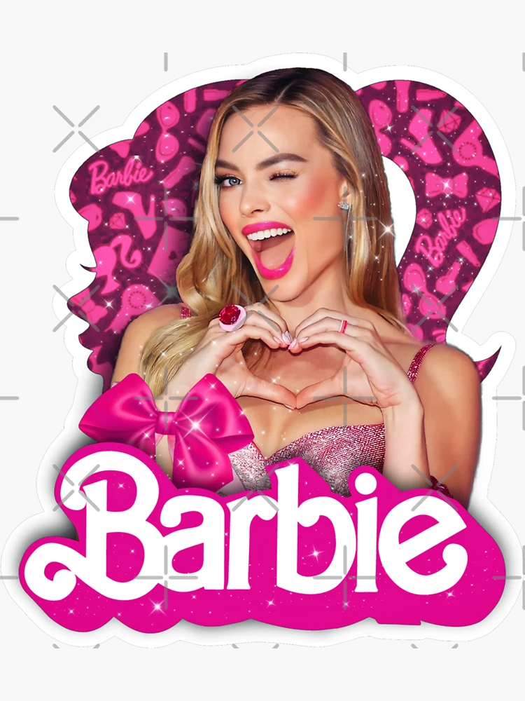 Barbie Movie Beach Barbie Margot Robbie Sticker - Love of Character