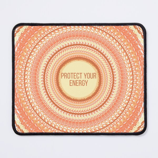 Item preview, Protect your energy hippie mandala  designed and sold by DarkHippieDesCo.