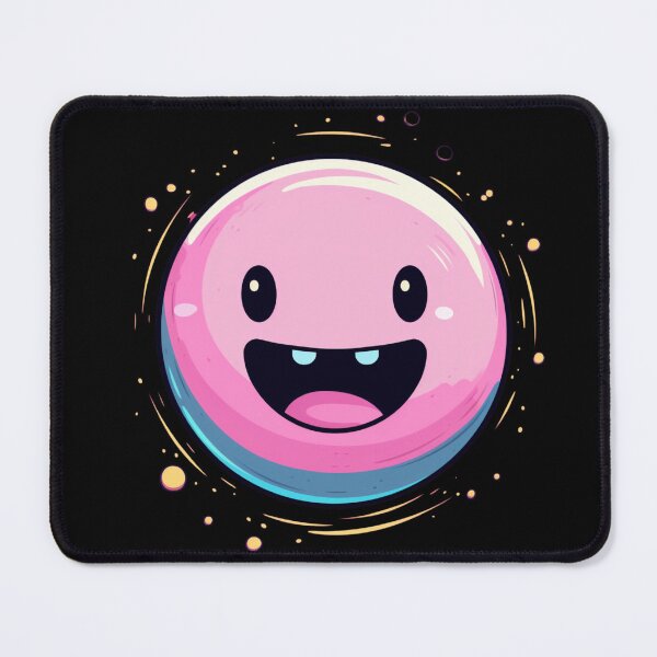 Item preview, Light Pink Yellow Smile Emote Graffiti Smiley  designed and sold by ArtFromBeyond.