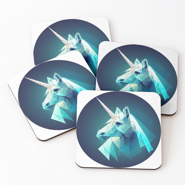 Artikelvorschau, geometric colorful unicorn entworfen und verkauft von Fantes.