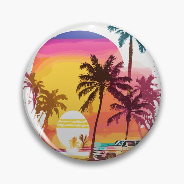 Item preview, Car art sunset designed and sold by DreamyDoodleCo.