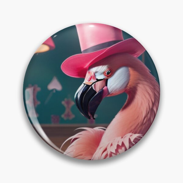 Item preview, Poker playing flamingo  designed and sold by ShopSunday.