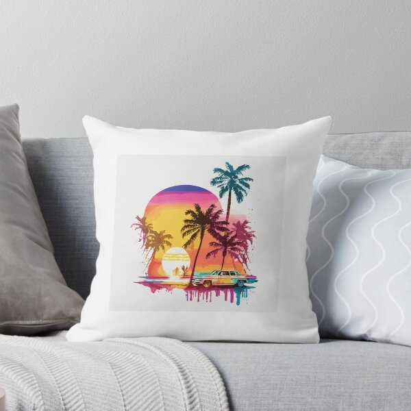 Item preview, Car art sunset designed and sold by DreamyDoodleCo.