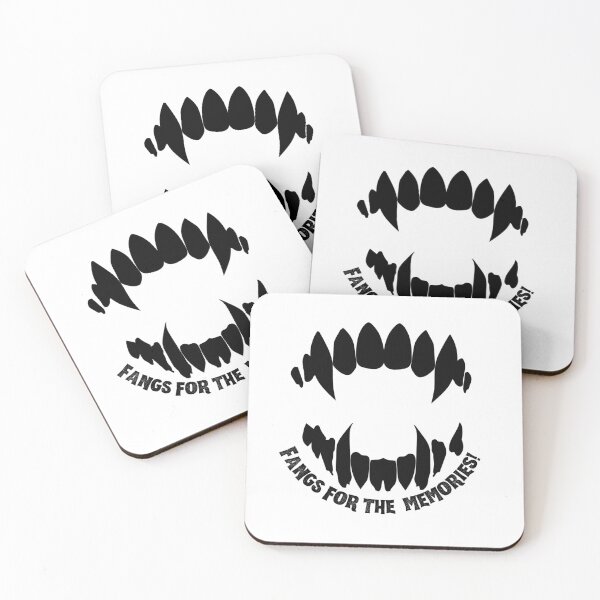 Item preview, Fangs for the Memories Halloween Fall Vampire Graphic Design designed and sold by missdebi27.