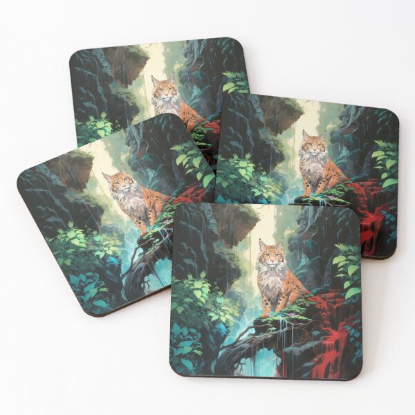 Item preview, A Lynx on a Branch designed and sold by Earth Celebration Designs.