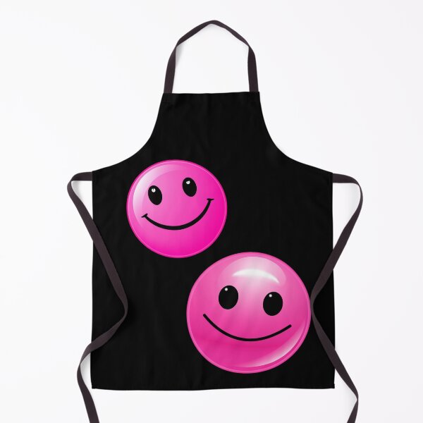 Item preview, Light Pink Yellow Smile Emote Graffiti Smiley  designed and sold by ArtFromBeyond.