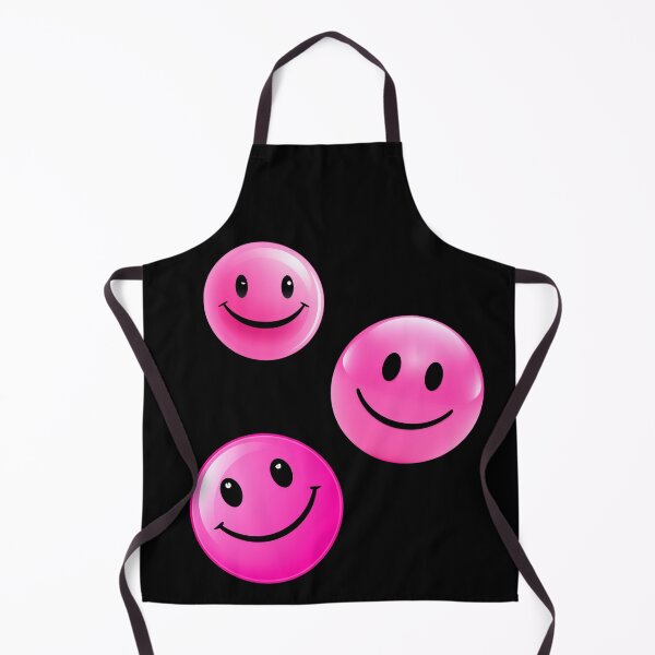 Item preview, Light Pink Yellow Smile Emote Graffiti Smiley  designed and sold by ArtFromBeyond.