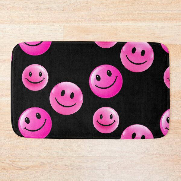 Item preview, Light Pink Yellow Smile Emote Graffiti Smiley  designed and sold by ArtFromBeyond.