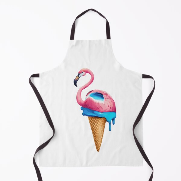 Item preview, flamingo with icecream designed and sold by DeluxBee.