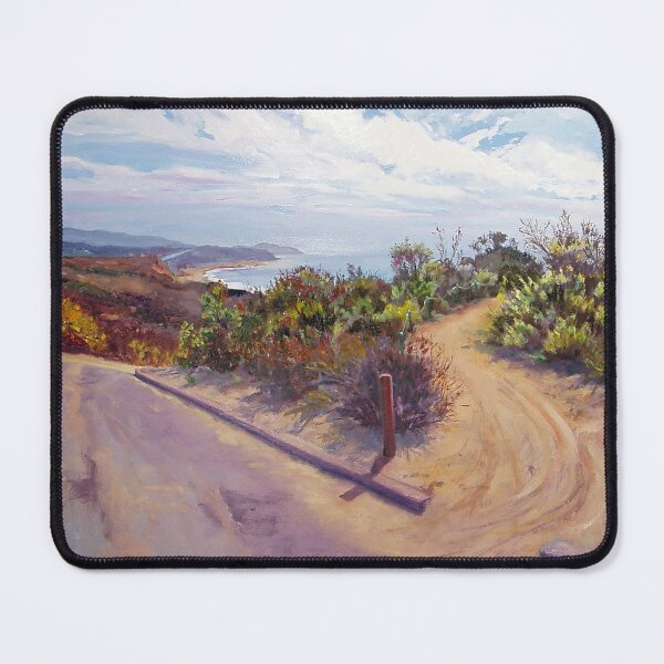Item preview, 2 Paths (Crystal Cove State Park) painting designed and sold by wildrooster4fun.
