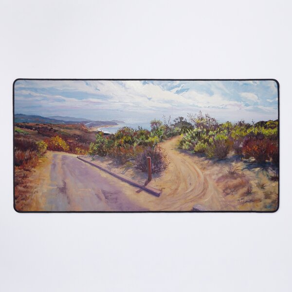 Item preview, 2 Paths (Crystal Cove State Park) painting designed and sold by wildrooster4fun.