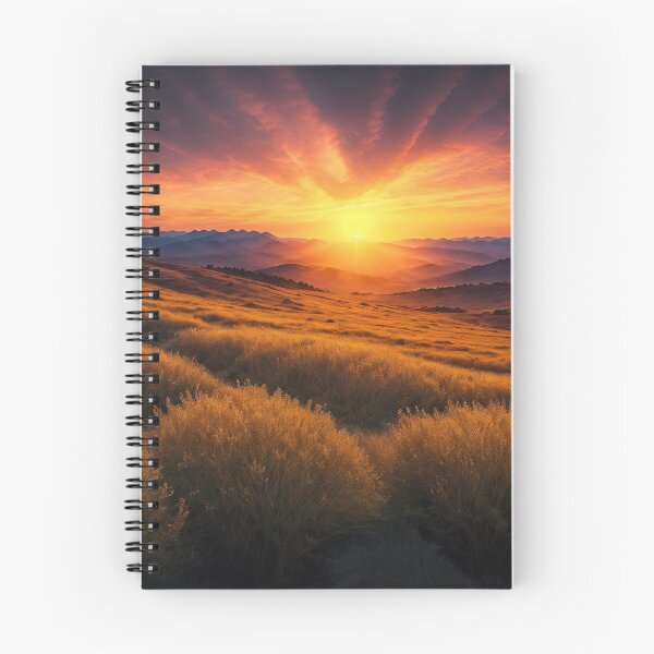 Item preview, A Captivating Summer Vista Featuring A Radiant Sunset Casting A Golden Glow Over The Landscape, Ai Generated Art designed and sold by AiGens.