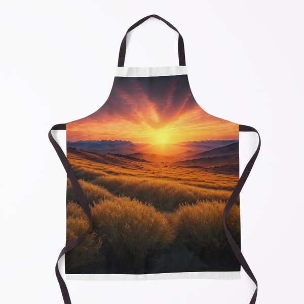 Item preview, A Captivating Summer Vista Featuring A Radiant Sunset Casting A Golden Glow Over The Landscape, Ai Generated Art designed and sold by AiGens.