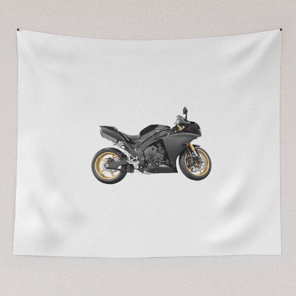 Item preview, Fast black motorcycle isolated on white designed and sold by goceris.