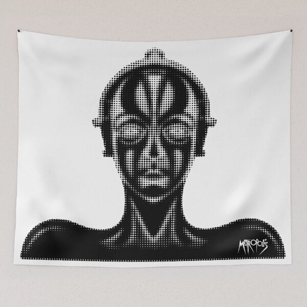 Item preview, METROPOLIS. ROBOT MARIA. HALFTONE. B/W. designed and sold by 5hertz.