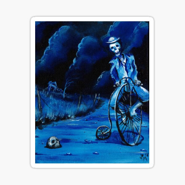 Item preview, The Bicyclist designed and sold by JPMackeyArt.