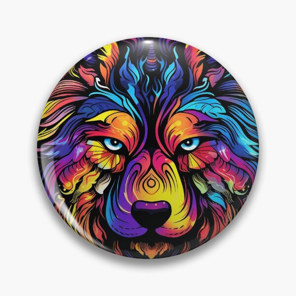 Artikelvorschau, Psychedelic Cold Wolf: Arctic Whispers entworfen und verkauft von PsyCloth.