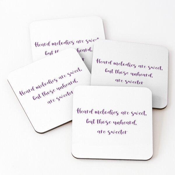 Item preview, Sweeter Unheard Melodies - A Tribute to John Keats designed and sold by wordartistry.