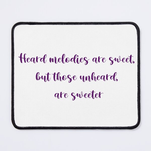 Item preview, Sweeter Unheard Melodies - A Tribute to John Keats designed and sold by wordartistry.