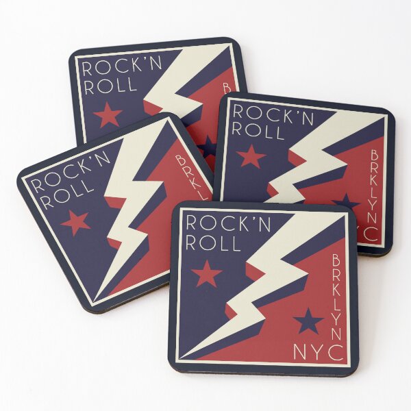 Item preview, Rock'n roll Brooklyn Nyc (lightning bolt logo) designed and sold by hayrpictures.