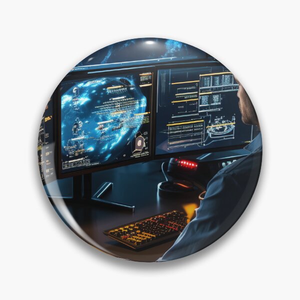 Item preview, Drone Traffic Controller - UAV Flight Supervisor designed and sold by TheBrainArt.