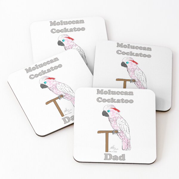 Item preview, Moluccan Cockatoo Dad designed and sold by Laughing Parrot Studio.