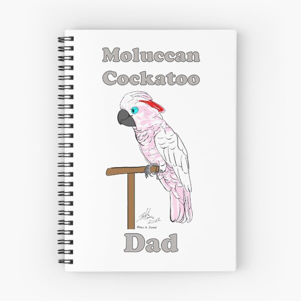 Item preview, Moluccan Cockatoo Dad designed and sold by Laughing Parrot Studio.