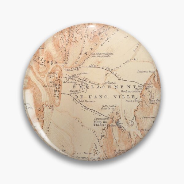 Item preview, Vintage Map of Petra Jordan (1912) designed and sold by BravuraMedia.