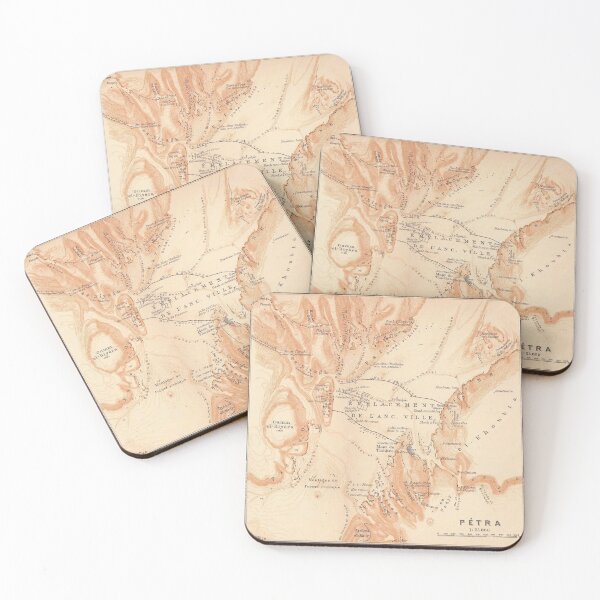Item preview, Vintage Map of Petra Jordan (1912) designed and sold by BravuraMedia.