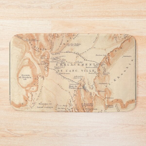 Item preview, Vintage Map of Petra Jordan (1912) designed and sold by BravuraMedia.