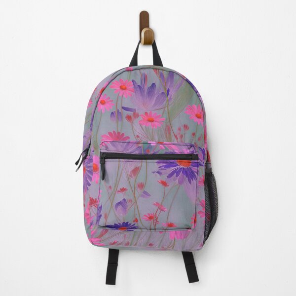 Item preview, Hot Pink Daisies Wispy Flowers on Light Background designed and sold by Beachy.
