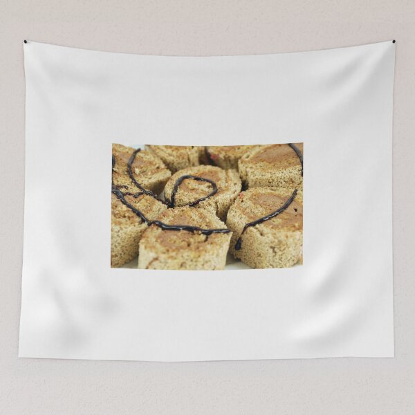 Item preview, Pastry with chocolate cream close detail designed and sold by goceris.