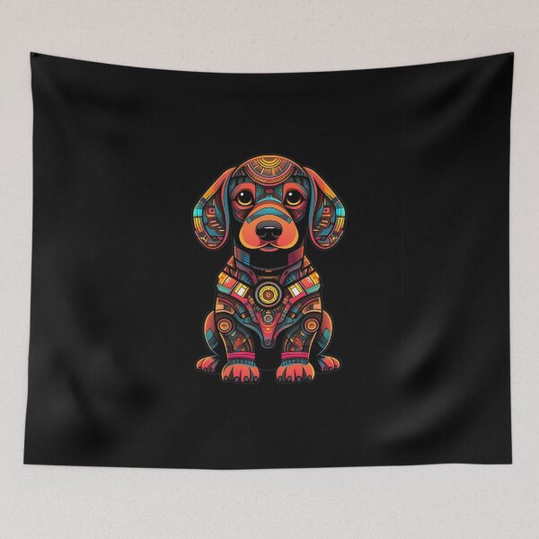 Item preview, "Dachshund Harlem Robot" by Hunzinator designed and sold by HUNZINATOR.