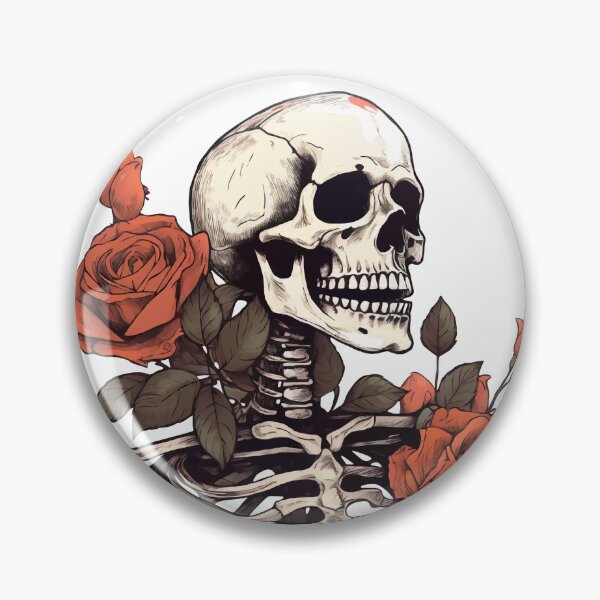 Item preview, Bones and Roses, Hydrapeak Skull. designed and sold by stickiply.
