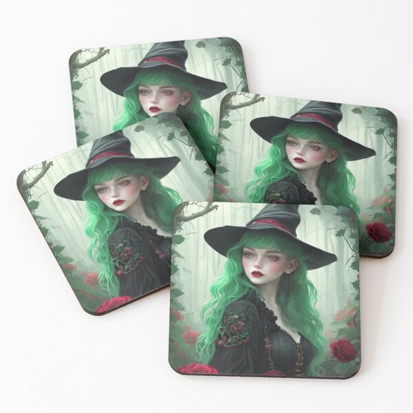 Item preview, Wary Tales Green Witch designed and sold by WaryTales.