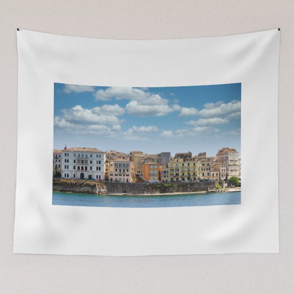 Item preview, Beautiful old buildings in Corfu town Greece designed and sold by goceris.