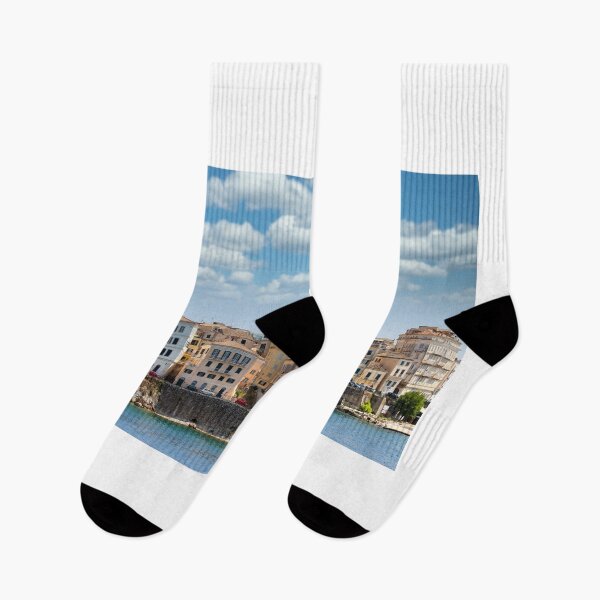 Item preview, Beautiful old buildings in Corfu town Greece designed and sold by goceris.