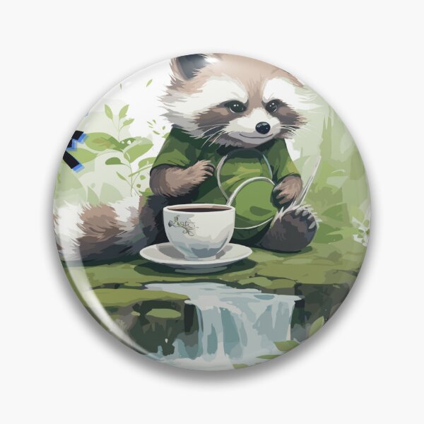 Item preview, Matcha tanuki 1 designed and sold by Canster-Odyssey.