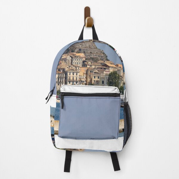 Item preview, Old town Corfu and harbor Greece summertime designed and sold by goceris.