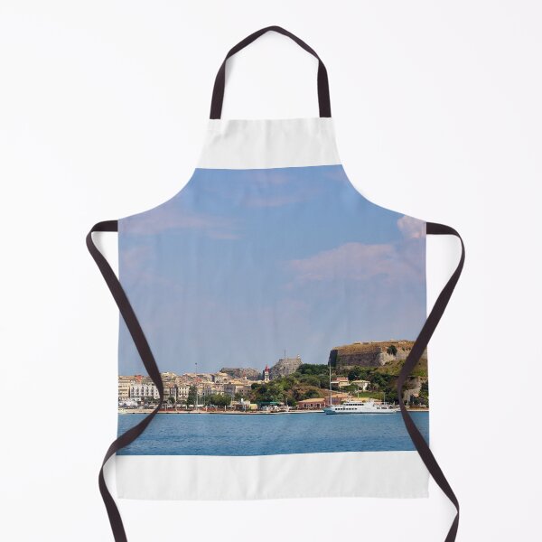 Item preview, Old town Corfu and harbor Greece designed and sold by goceris.