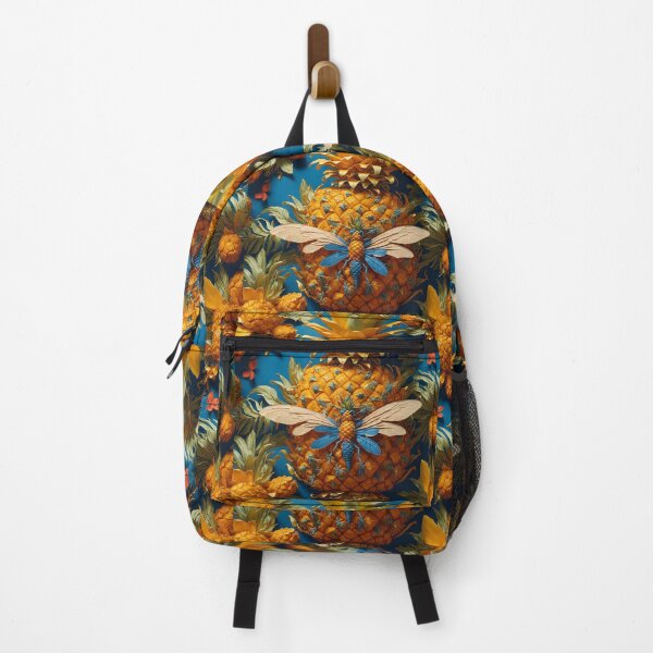 Item preview, Trompe-l'oeil Wonders: Pineapple and Dragonfly Delight designed and sold by AmazingLab.