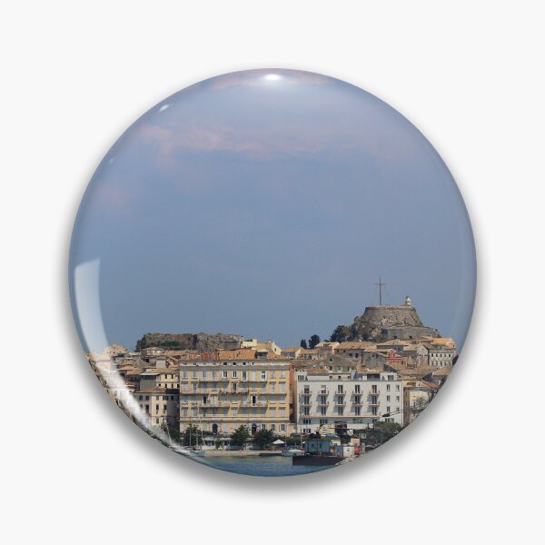 Item preview, Old town Corfu cityscape Greece summertime designed and sold by goceris.