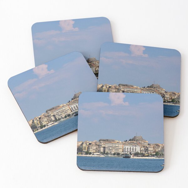 Item preview, Old town Corfu cityscape Greece summertime designed and sold by goceris.