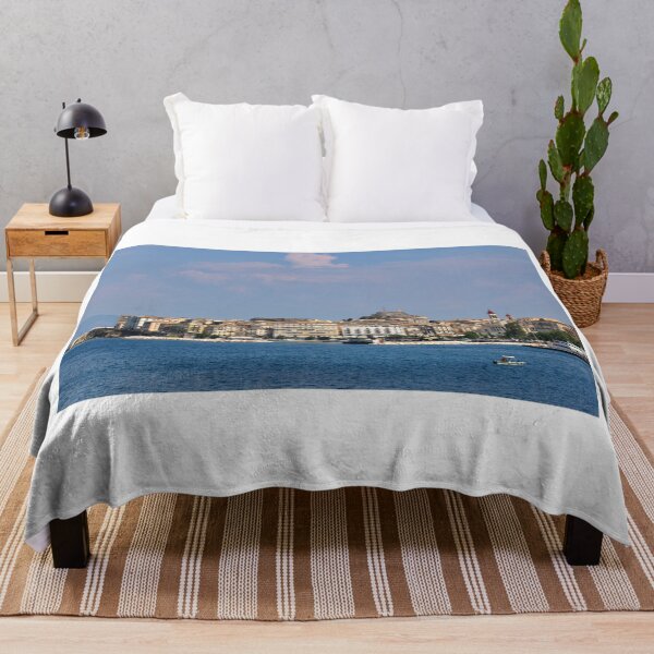 Item preview, Old town Corfu cityscape Greece summertime designed and sold by goceris.