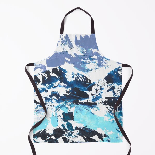 Item preview, Nature and landscapes, blue landscape, snow mountains designed and sold by anaozzart.