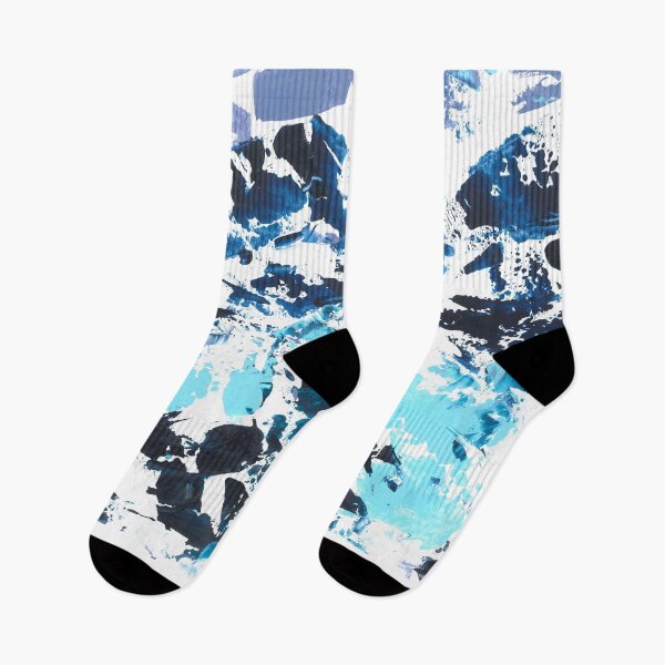 Item preview, Nature and landscapes, blue landscape, snow mountains designed and sold by anaozzart.