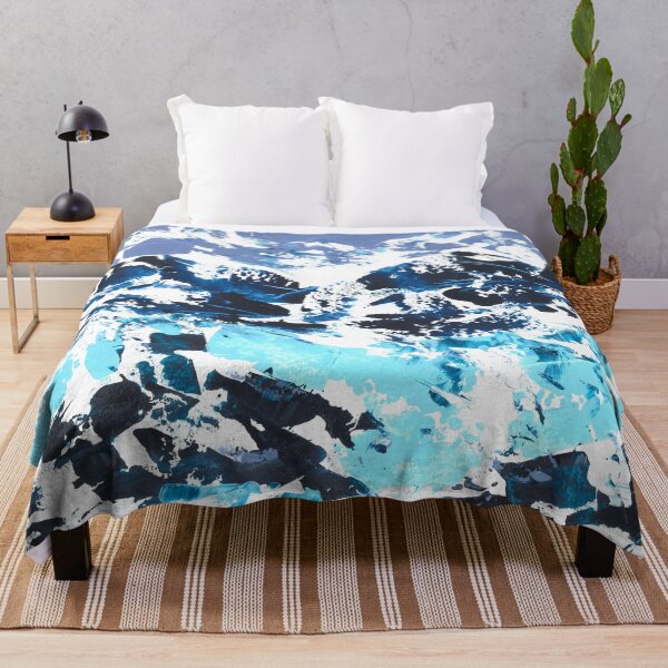 Item preview, Nature and landscapes, blue landscape, snow mountains designed and sold by anaozzart.