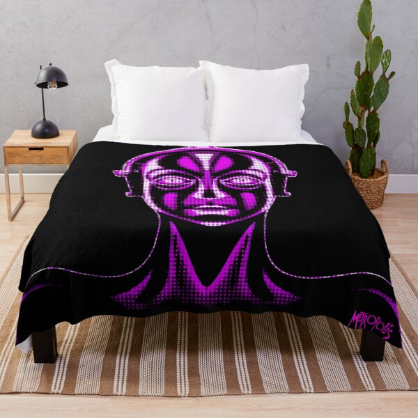 Item preview, METROPOLIS. ROBOT MARIA. HALFTONE. PINK ON BLACK. designed and sold by 5hertz.