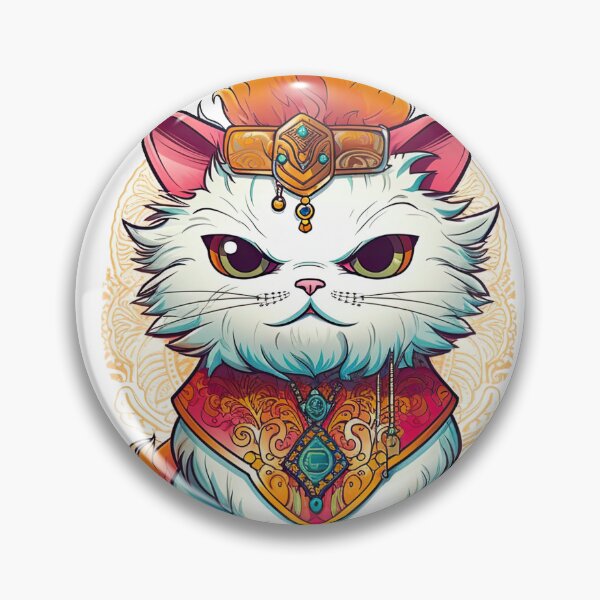 Item preview, Fluffy Kingdom Persian Cat Design - Adorable Feline Lover's Gift with Silky Fur and Blue Eyes designed and sold by DooodleGod.