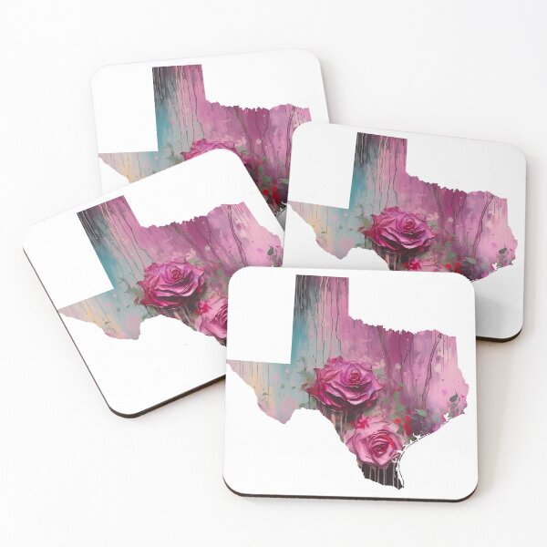 Item preview, Texas Dripping Pink Flower Art designed and sold by HauntingWaves.
